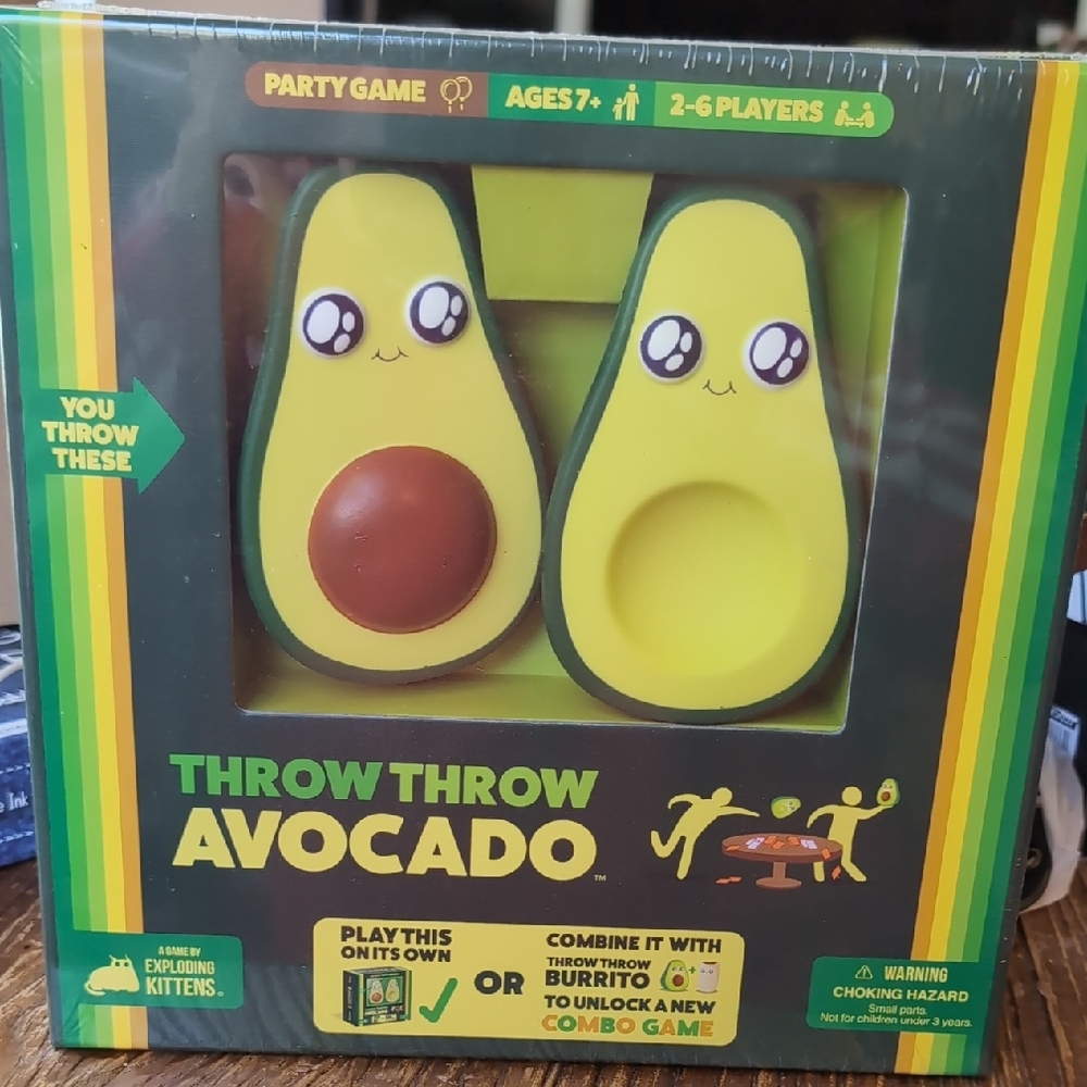 Dodgeball Card Game with Avocado Theme